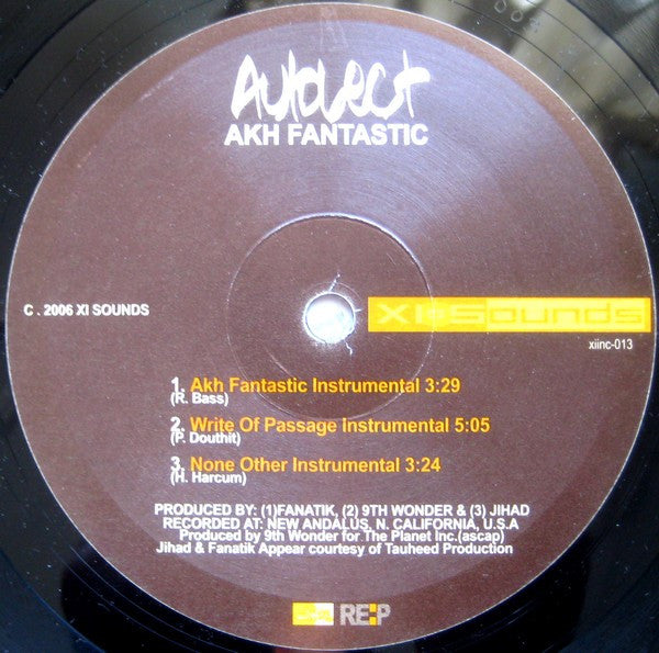 Autolect : Akh Fantastic (12")