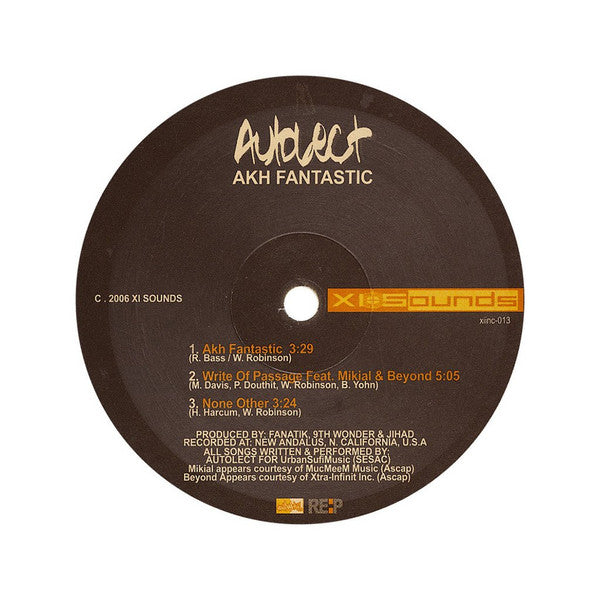 Autolect : Akh Fantastic (12")